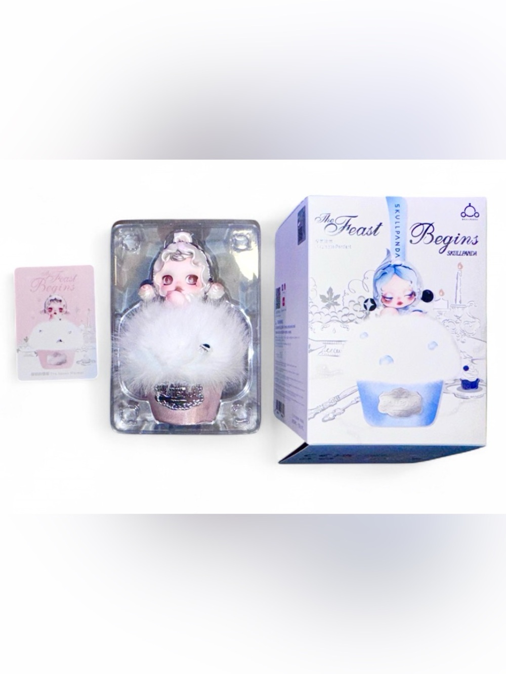 POP MART SKULLPANDA The Feast Begins – The Spoon Warmer Fragrance Plush Pendant